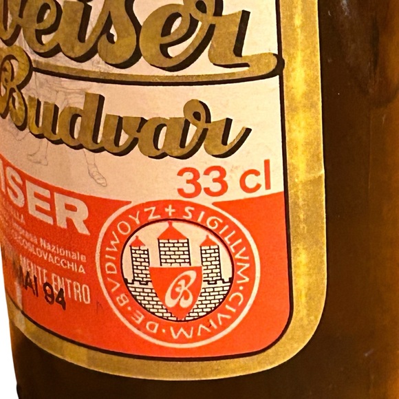 Rare Vintage 5/2004 Unopened Budweiser Budvar 33cl Bottle of Beer - Picture 5 of 10